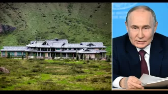 Putin has been stockpiling food in a hidden nuclear bunker beneath Siberian mountains for years.