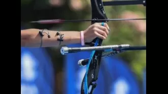The Indian men's archery team is eliminated in the quarterfinals of the Final Olympic qualifier.