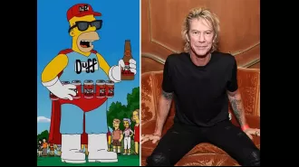 80s rock star wants The Simpsons to admit to using his name.