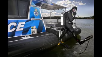Authorities are looking for a man who went missing when his boat flipped over off the coast of Queensland.