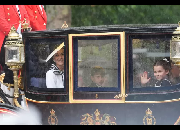 Kate had the support of a key Royal Family member at Trooping the Colour.