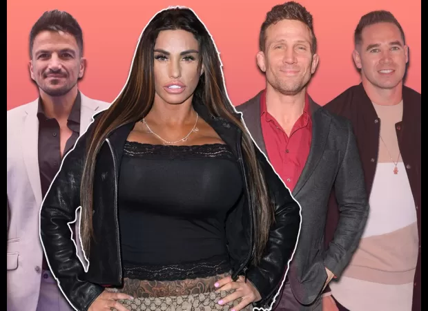 Katie Price shares the brutal labels she uses for her former partners such as Peter Andre and Alex Reid.