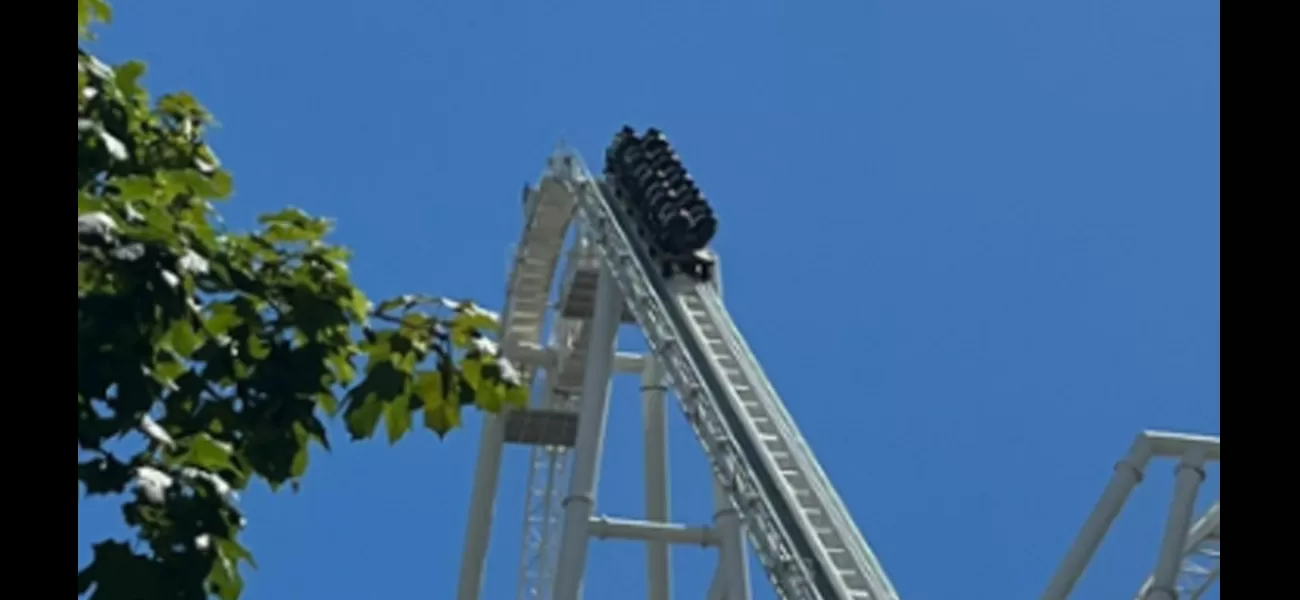 The UK's latest rollercoaster, costing £18 million, malfunctions and leaves riders stranded 236ft in the air.