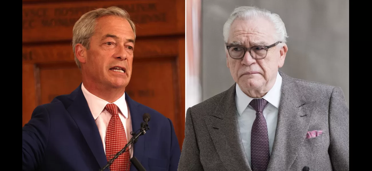 Actor Brian Cox criticizes Nigel Farage on BBC, labeling him as 