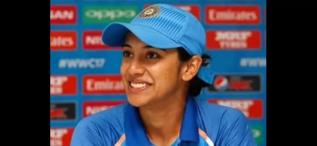 Smriti Mandhana's century leads India to a score of 265/8 against South Africa.