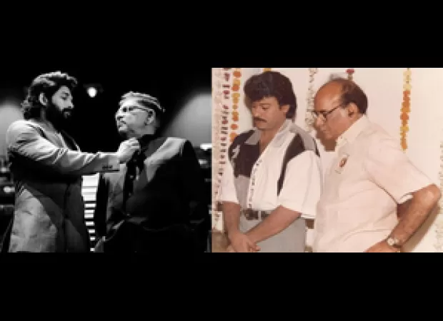 Celebrities Chiranjeevi and Allu Arjun celebrate Father's Day by sharing old photos with fans.