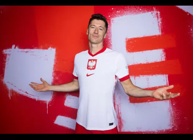 Robert Lewandowski is not on the Poland team for their match against Netherlands at Euro 2024 today.
