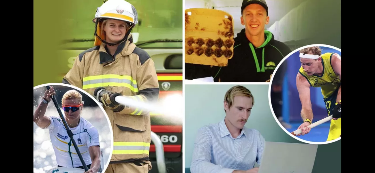 Australian athletes are balancing their regular jobs and training as they strive for a spot on the Olympic team.