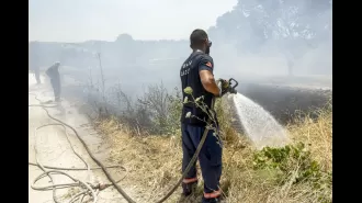 Two fatalities due to heatstroke in Cyprus amid raging wildfires in 40°C weather.