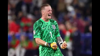 Jordan Pickford matched a record set by a legendary England player at the Euro 2024 tournament.