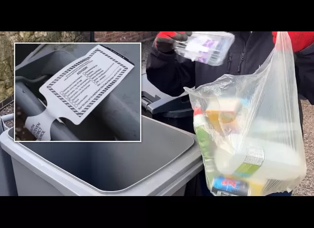 Council criticized for labeling overflowing bins as 