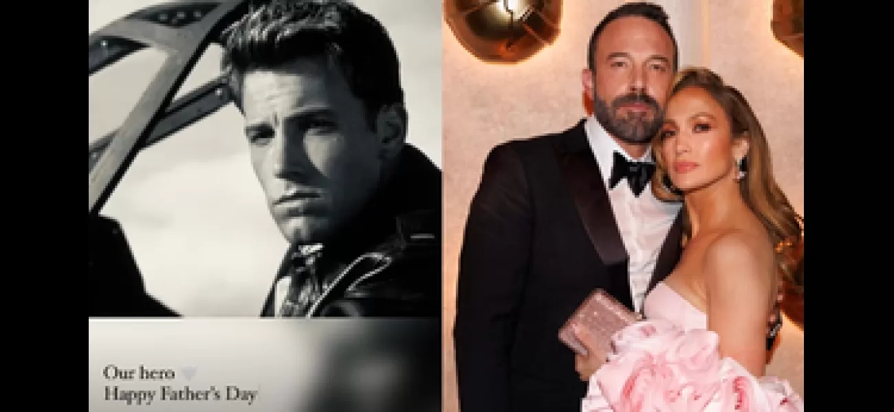 Jennifer Lopez sends Father's Day wishes to Ben Affleck amid speculation about their relationship.