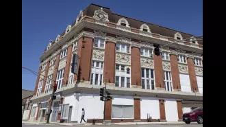 The Douglas Park Auditorium was a gathering place for Yiddish theater and radical groups.