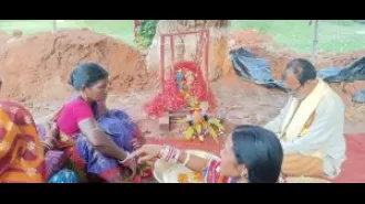 Rajabati wedding during Raja festival