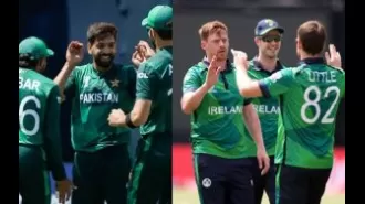 Pakistan's Babar and Afridi led their team to a win with three wickets against Ireland in the T20 World Cup.