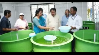 Minister Baghel tours ICAR-CIFA