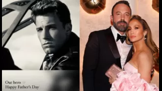 Jennifer Lopez sends Father's Day wishes to Ben Affleck amid speculation about their relationship.