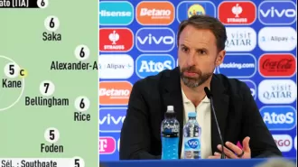 A top English player receives a low rating and criticism from European media after a poor performance at Euro 2024.