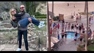 Woman sues for $1 million after husband's death in hotel hot tub due to electrocution.
