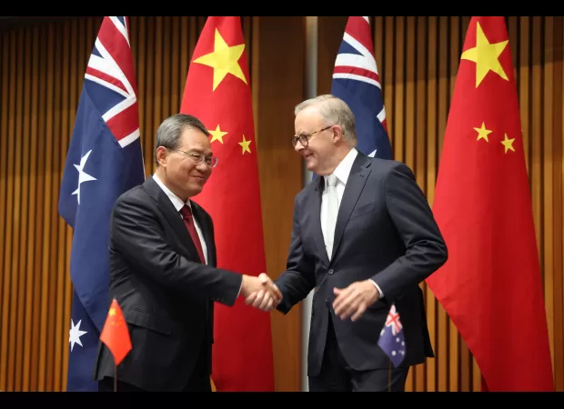 The Prime Minister praises the renewed relationship with China following talks with the premier.