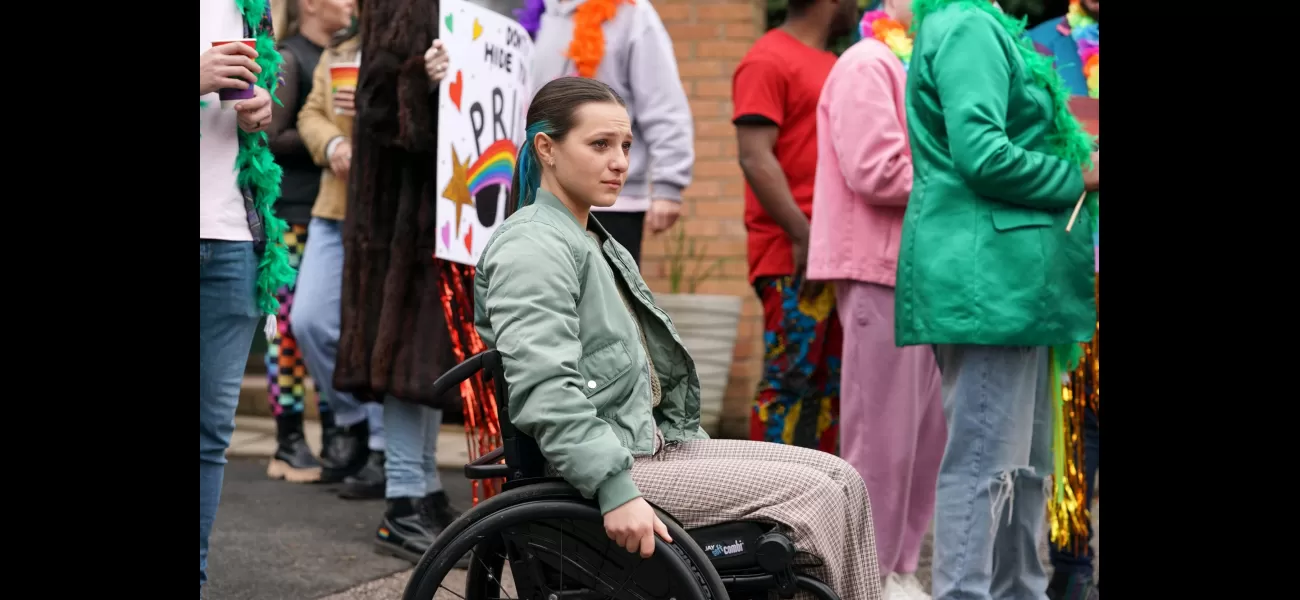 Actress from Hollyoaks shares her approach to dealing with ableism and admits that it's not easy.