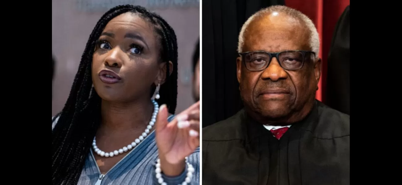 Jasmine Crockett accuses Clarence Thomas of being corrupt for accepting $4M in gifts.