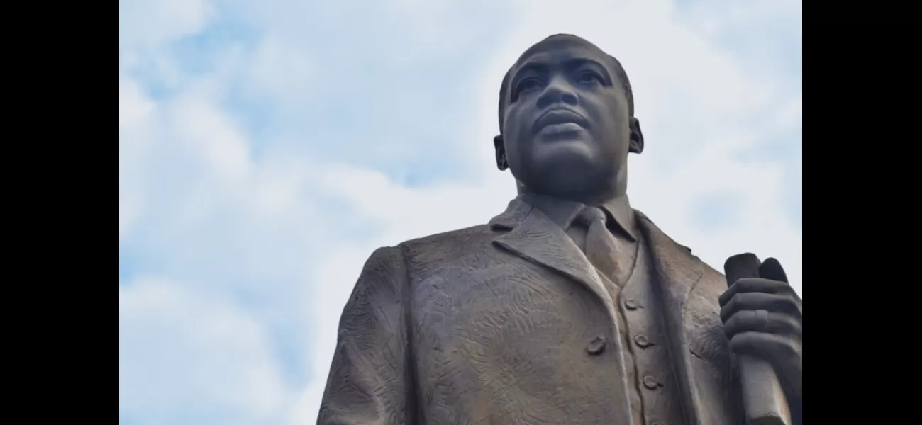 A life-size statue of Martin Luther King Jr. was unveiled by Montgomery, marking the city's first one.