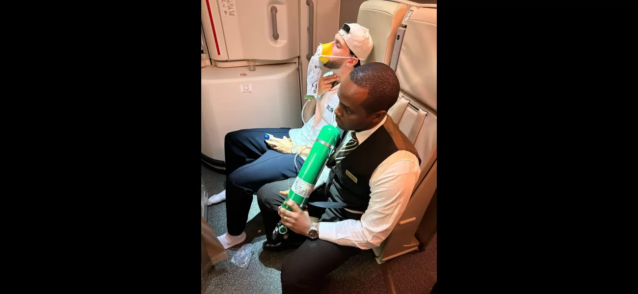 TV celebrity slams airline for neglect after emergency hospitalization for severe reaction.