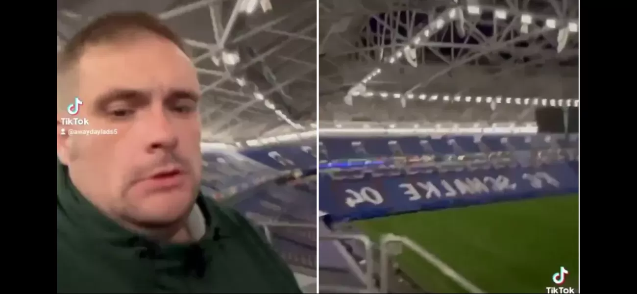 An exhausted England supporter woke up in the Euro 2024 stadium, long after the Serbia game had ended.