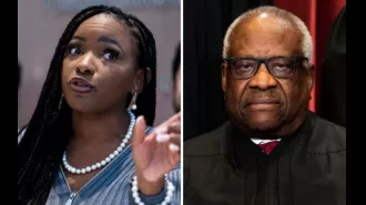 Jasmine Crockett accuses Clarence Thomas of being corrupt for accepting $4M in gifts.