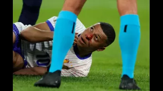 Mbappe injured, France wins against Austria at Euro 2024.