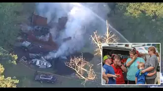 A large fire claimed six lives, including three children, in a family home.
