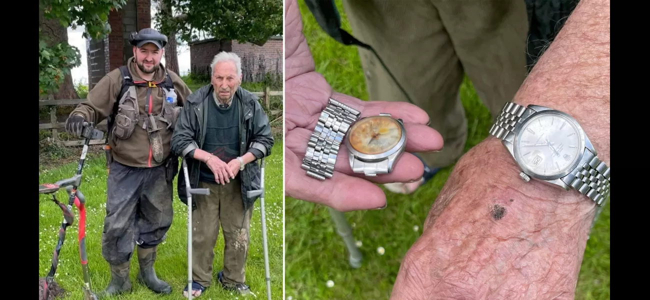 50 years ago, a cow ate a Rolex watch and it was recently found in a surprising location.