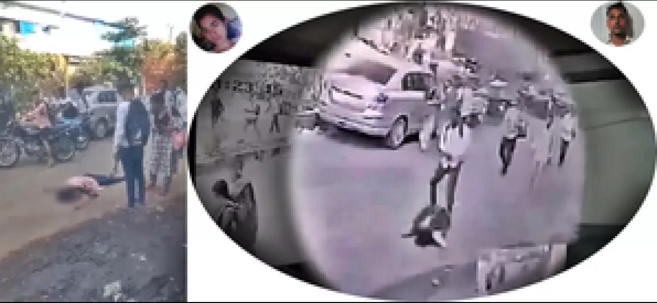 A man attacked a woman with a wrench in Palghar while people filmed the incident.