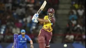 Nicholas Pooran leads West Indies to dominant 104-run victory against Afghanistan in T20 World Cup match.