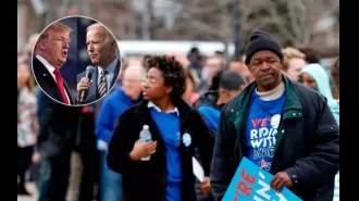 Black voters are dissatisfied with Joe Biden, but dislike Donald Trump even more, according to a recent poll.