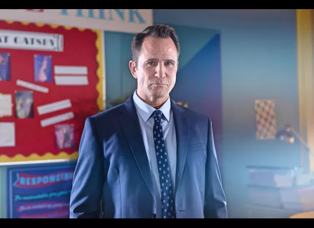 Hollyoaks star discusses tense work environment after many job cuts.