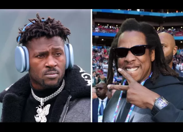 Antonio Brown calls out Jay-Z for performing at events for the wealthy but not at hip-hop events.