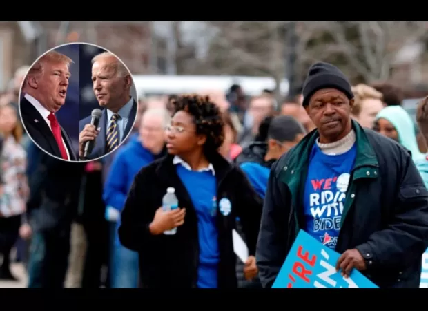Black voters are dissatisfied with Joe Biden, but dislike Donald Trump even more, according to a recent poll.