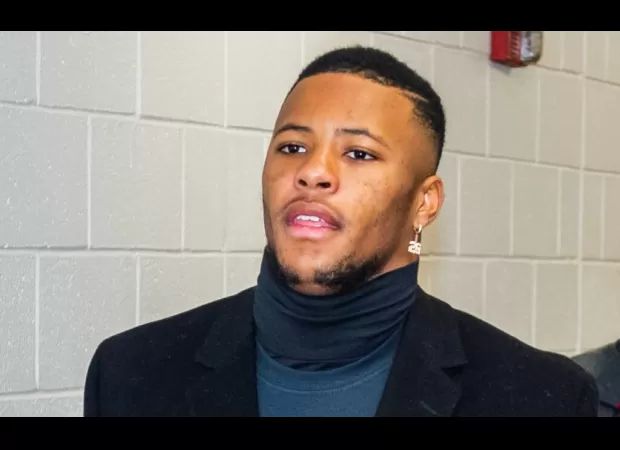 Saquon Barkley's net worth is around $32 million after joining the Philadelphia Eagles.