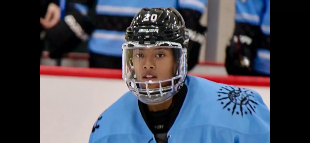 Trailblazing Black woman joins National Women's Hockey League, advocates for inclusivity.