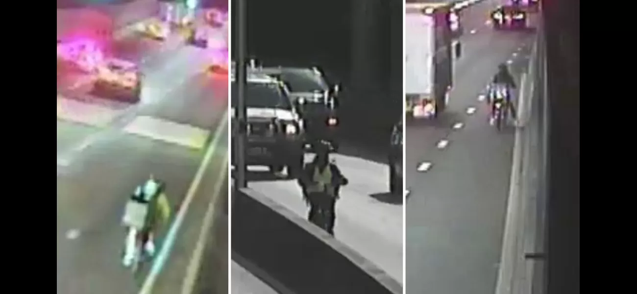 Food couriers on bikes getting lost in tunnels and highways during deliveries.