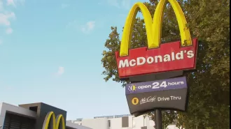 McDonald's abandons AI ordering due to issues; customers disappointed about lack of bacon ice cream.