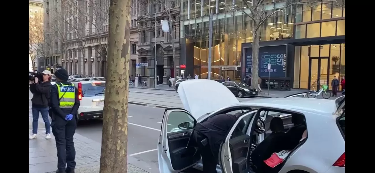 Big police problem in Melbourne's city center ends with someone being arrested.