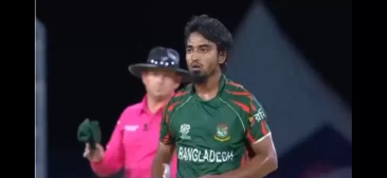 Bangladesh's Tanzim Hasan Sakib fined for breaking conduct rules in T20 World Cup.