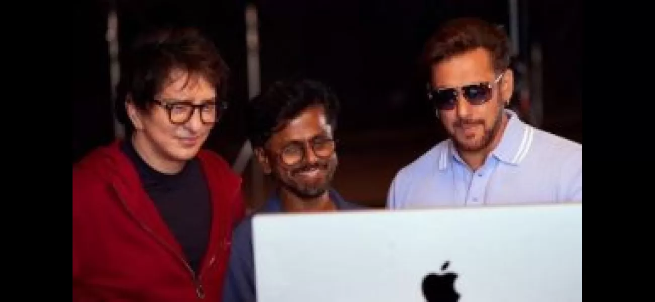 Salman has started filming for Sikander and posted a photo with Murugadoss on set.