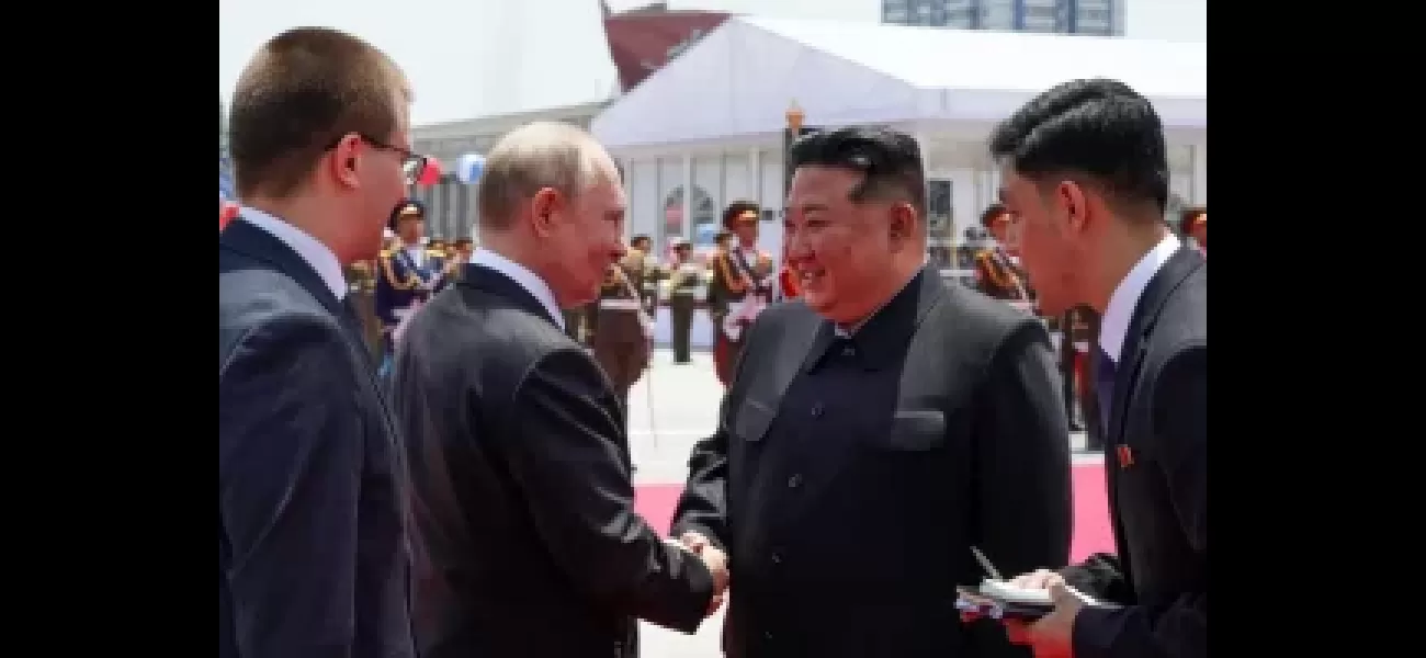 Leader of North Korea pledges complete backing for Russia in their involvement with Ukraine during meeting with Vladimir Putin.