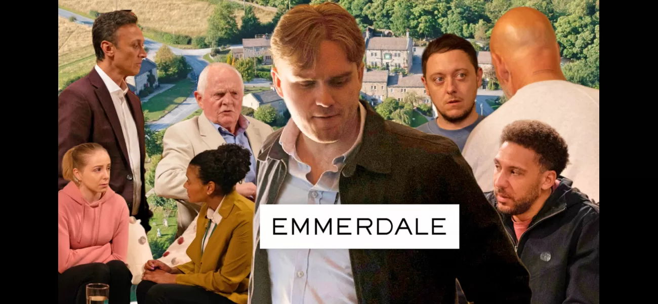 Tom King's storyline in Emmerdale reaches a climax as he is imprisoned in a series of 18 pictures.