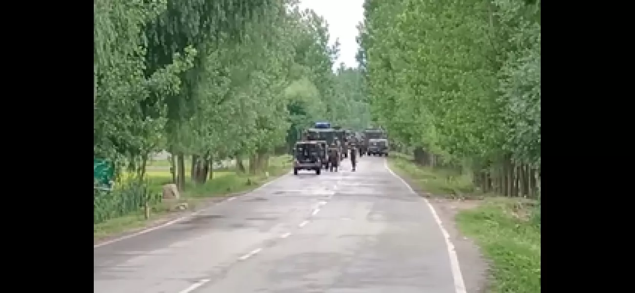 Two terrorists were killed during a confrontation in the Baramulla district of Jammu and Kashmir.