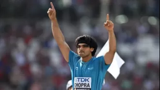 Neeraj Chopra takes home gold at Paavo Nurmi Games 2024.